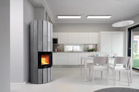 Calor Rondo heat-storing fireplace