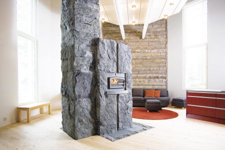 Custom fireplace