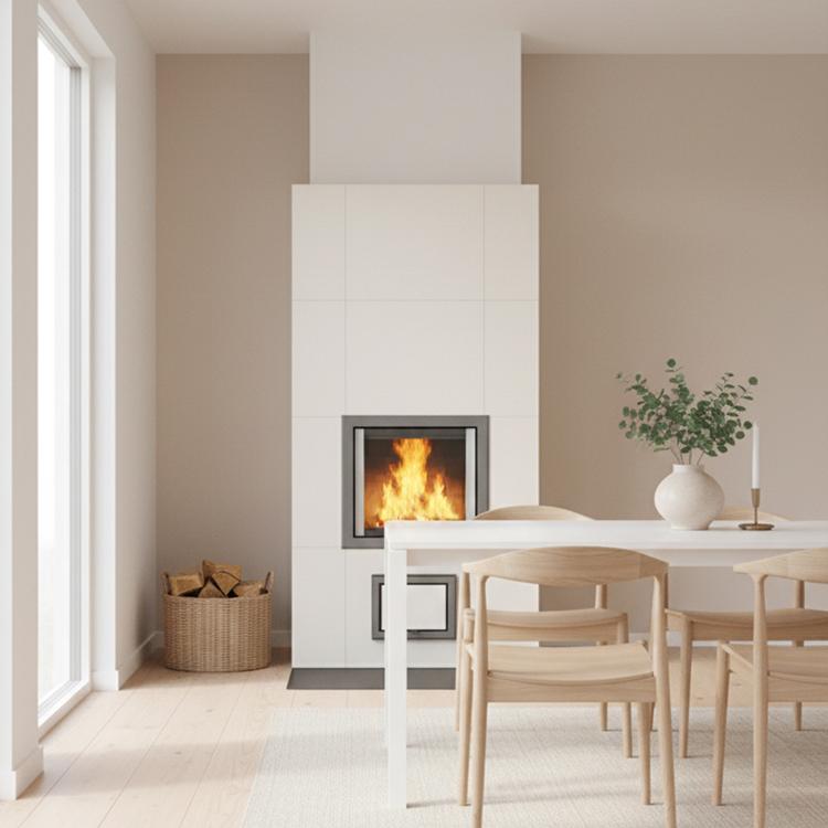 NunnaUunin Blanka Ceramic on verhoitu vaalealla keraamisella laatalla.